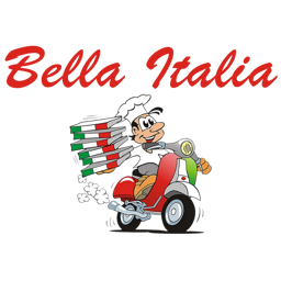 Pizzeria Bella Italia logo.